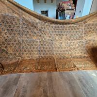 Copri biliardo pelle di daino dell'800