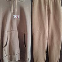 Tuta (felpa + pantaloni) marrone The Chilipepper