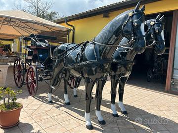 Cavalli in vetroresina