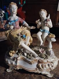 Statuetta di Bassano anni '50, dipinta a mano.