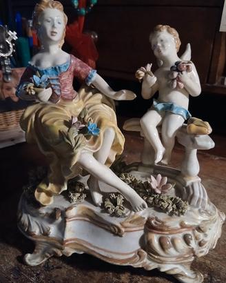Statuetta di Bassano anni '50, dipinta a mano.