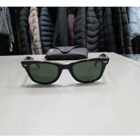 w959 Ray-ban Rb2140 Wayfarer nero Tg 50 ottime C
