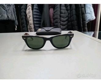 w959 Ray-ban Rb2140 Wayfarer nero Tg 50 ottime C