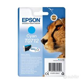 Cartuccia inchiostro Epson T0712 ciano originale