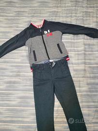 Set felpa e pantalone 5 anni