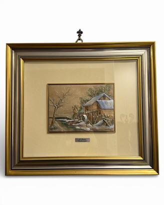 Set quadri bassorilievo in argento