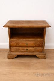 Comodino / mobiletto vintage in legno massello