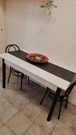 tavolo allungabile e sedie