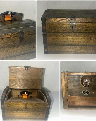 Carillon Vintage Pirata con Porta Pipa/Sigaretta
