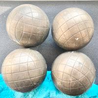 4 bocce professionali in ferro + pallino