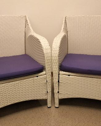 poltrona in rattan 