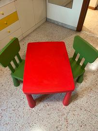 TAVOLO + SEDIE x BAMBINI