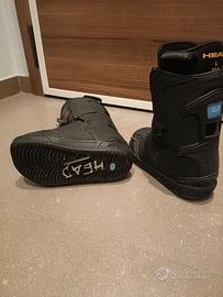 scarponi snowboard bambino 36 head con boa