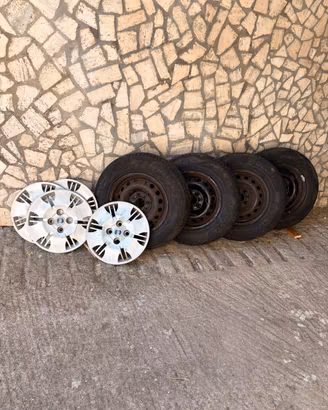 4 Pneumatici 155/80 R13 Delinte M+S Fiat Panda
