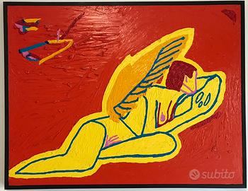 Olio su tela pittore Sergio di Mattia