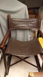 sedia vintage da regista 