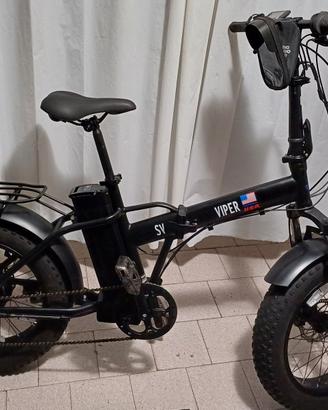 Fat bike elettrica con pedalata assistita Viper SV