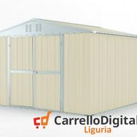 Box struttura lamiera Acciaio 327x307 avorio