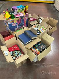 Lotto libri e giochi vintage