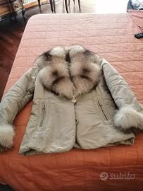 Piumino Salco con pelliccia