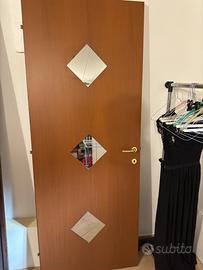 2 porte da interno in legno