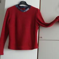 Blusa rosso scuro.  Tg. M/44  - Nuova