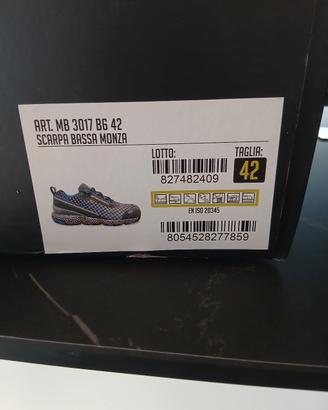 SCARPE ANTINFORTUNISTICHE UOMO 42