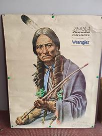 Wrangler poster anni 80 originale Nardini