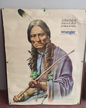 Wrangler poster anni 80 originale Nardini