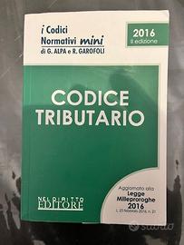 Codice Tributario. I codici normativi minor. Alpa