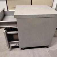 cassettiera in metallo