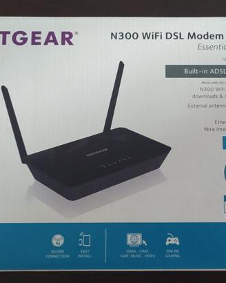 NETGEAR N300 WiFi DSL Modem Router (D1500)
