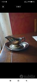 Salsiera in silver plate 