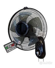 Ventilatore nero a muro