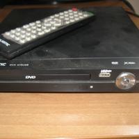 Lettore dvd Majestic nero rotto con telecomando