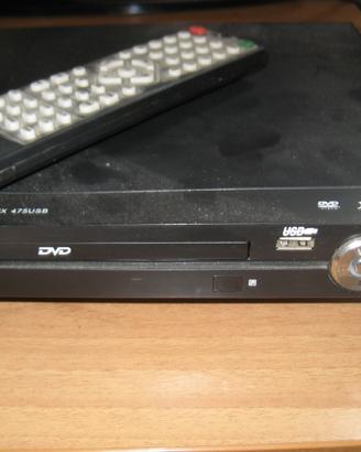Lettore dvd Majestic nero rotto con telecomando