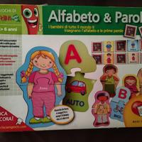 Gioco educativo alfabeto e parole