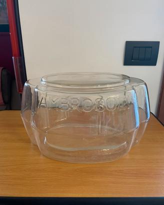 Barattolo ambrosoli caramelle vintage vetro vaso