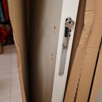 Porta battente venato bianco Comfort Prima SCRIGNO