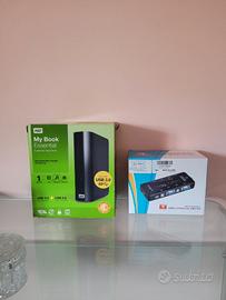 Tastiere e hard disk esterno