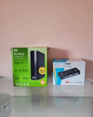 Tastiere e hard disk esterno