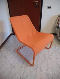 poltrona sdraio in tela