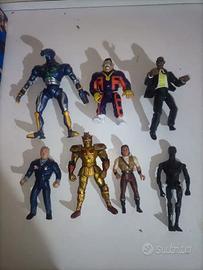 Lot 7 vintage figures 90s Men in Black, Robin Hood