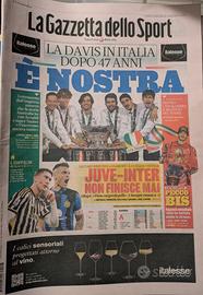 Coppa Davis 1, 2 e3 -Gazzetta dello sport -