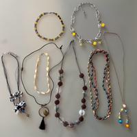 Lotto 10 collane artigianali