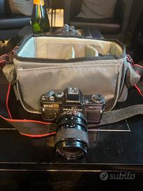 Praktica  bms completa di zomm e borsa accessori