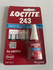 Stock Loctite frena filetto - 243 BLU