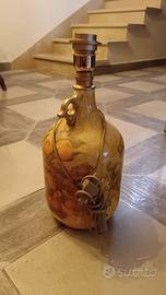 Lampada con tecnica decoupage