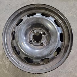 4 cerchi ferro opel corsa lancia ypsilon r16 ft203