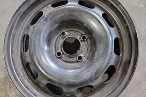 4 cerchi ferro opel corsa lancia ypsilon r16 ft203